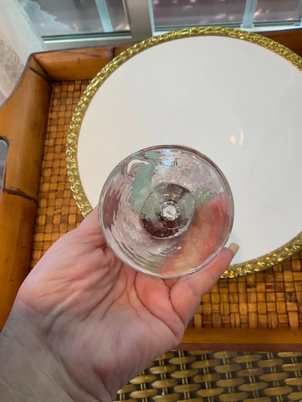 Beautiful Glass Heart ❤️ Sculpture Paperweight